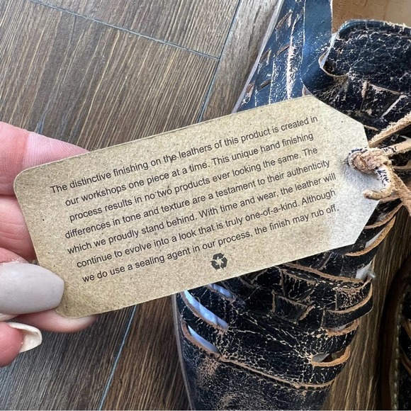 BED STU las cruces-teak rustic in black SZ 6 - Picture 8 of 9